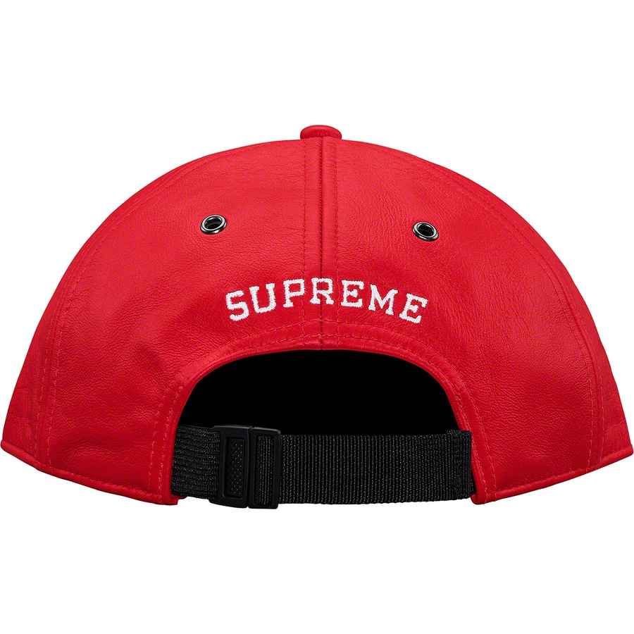 Supreme north sale face leather hat